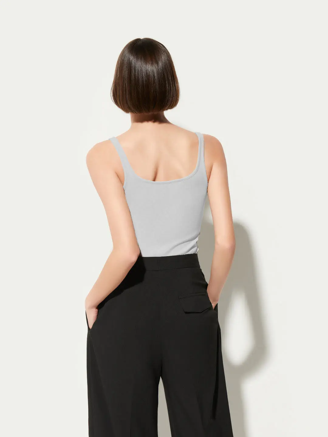 Spaghetti Straps Cami Tank Top - Image 3