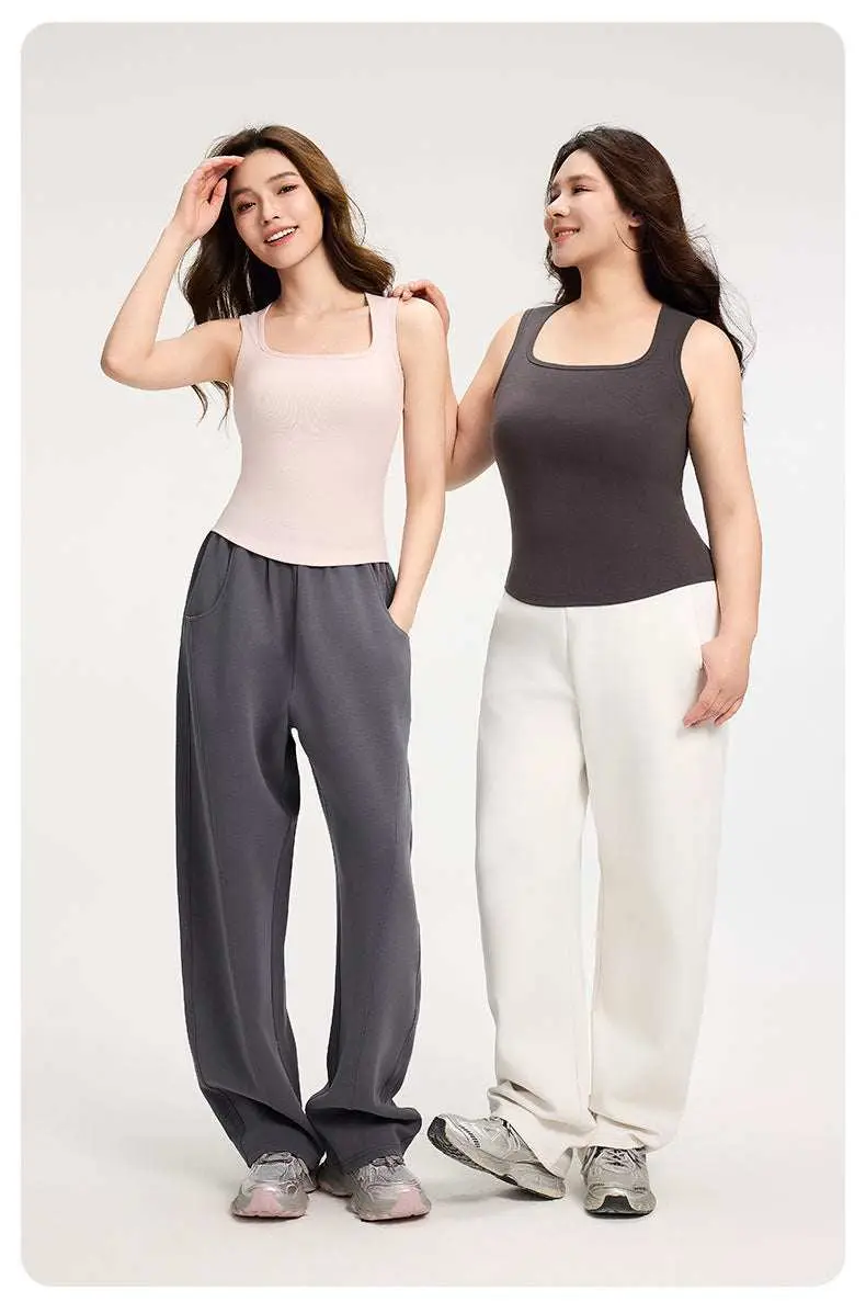 Square Neck Wide Strap Tank Top - Image 3